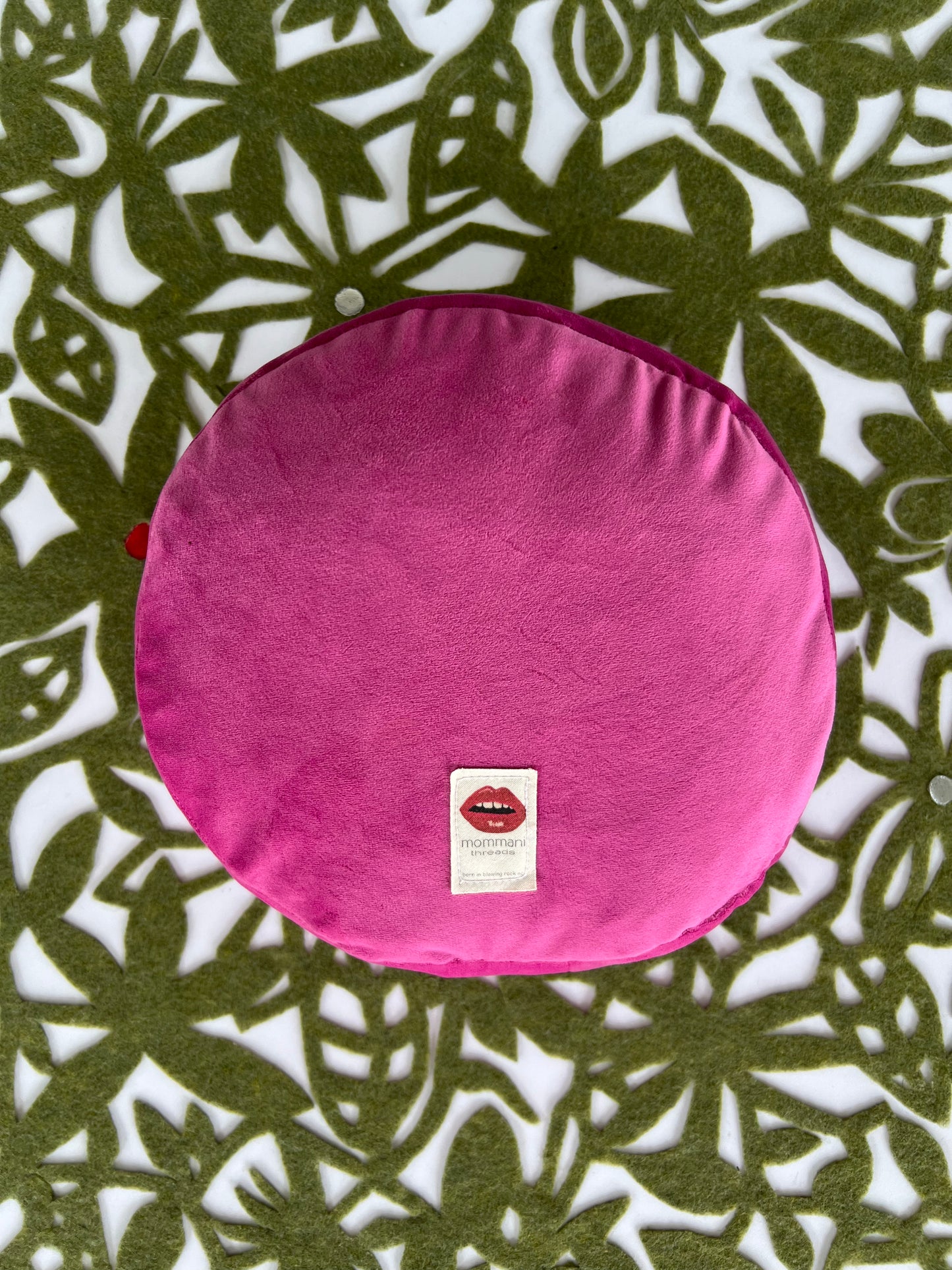 ‘The Girl’ Velvet Sateen Designer Pillow