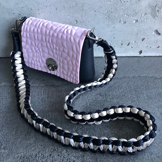 Pink on Black with Happy-nes Strap