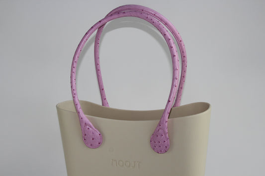 Pink Nouveau Faux Ostrich Handle