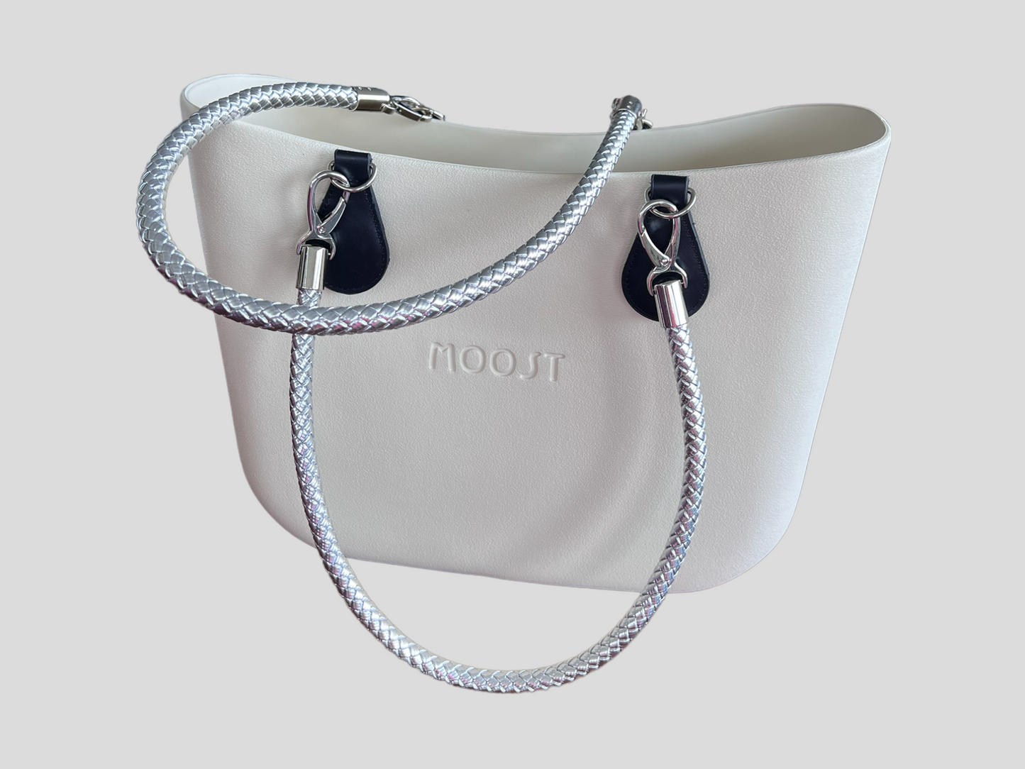 Silver on Black Cross Hatch